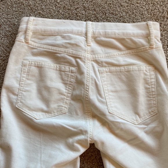LOFT Highway, Skinny off-white corduroy pants - Picture 5 of 6